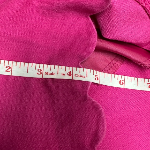 The Limited Cotton-Stretch Chino Shorts with Scallop Hem size 4 Pink 4" Inseam - Picture 14 of 14
